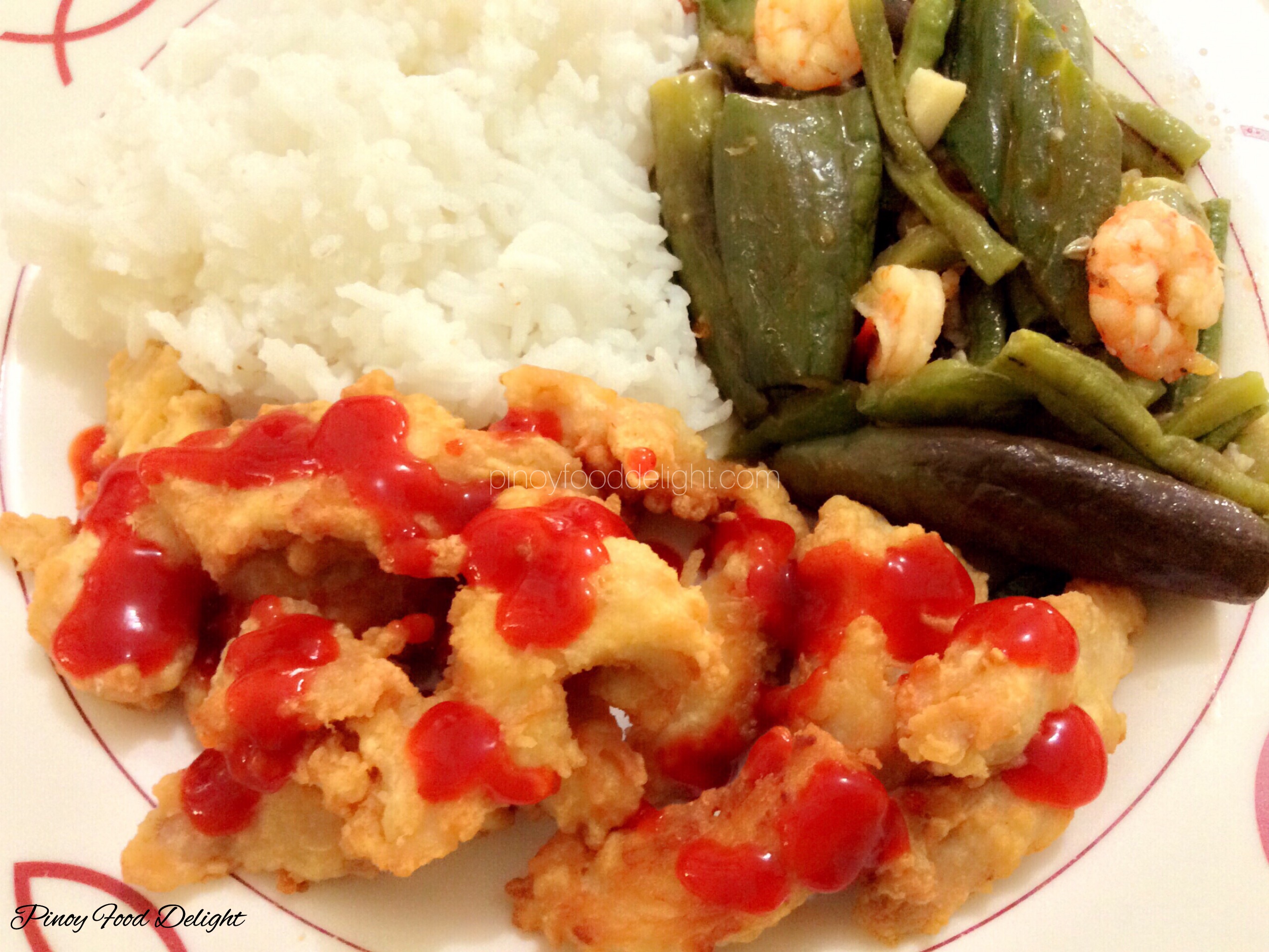 Chicken Fillet With Rice And Veggies Pinoy Food Delight
